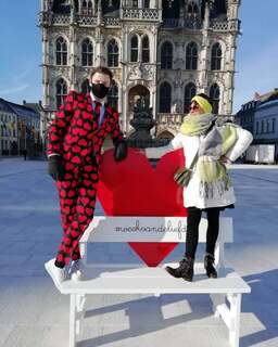 Valentijnsacties in Oudenaarde en Ronse